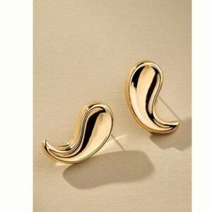 Anthropologie Petra Flattened Drop Earrings. NWT